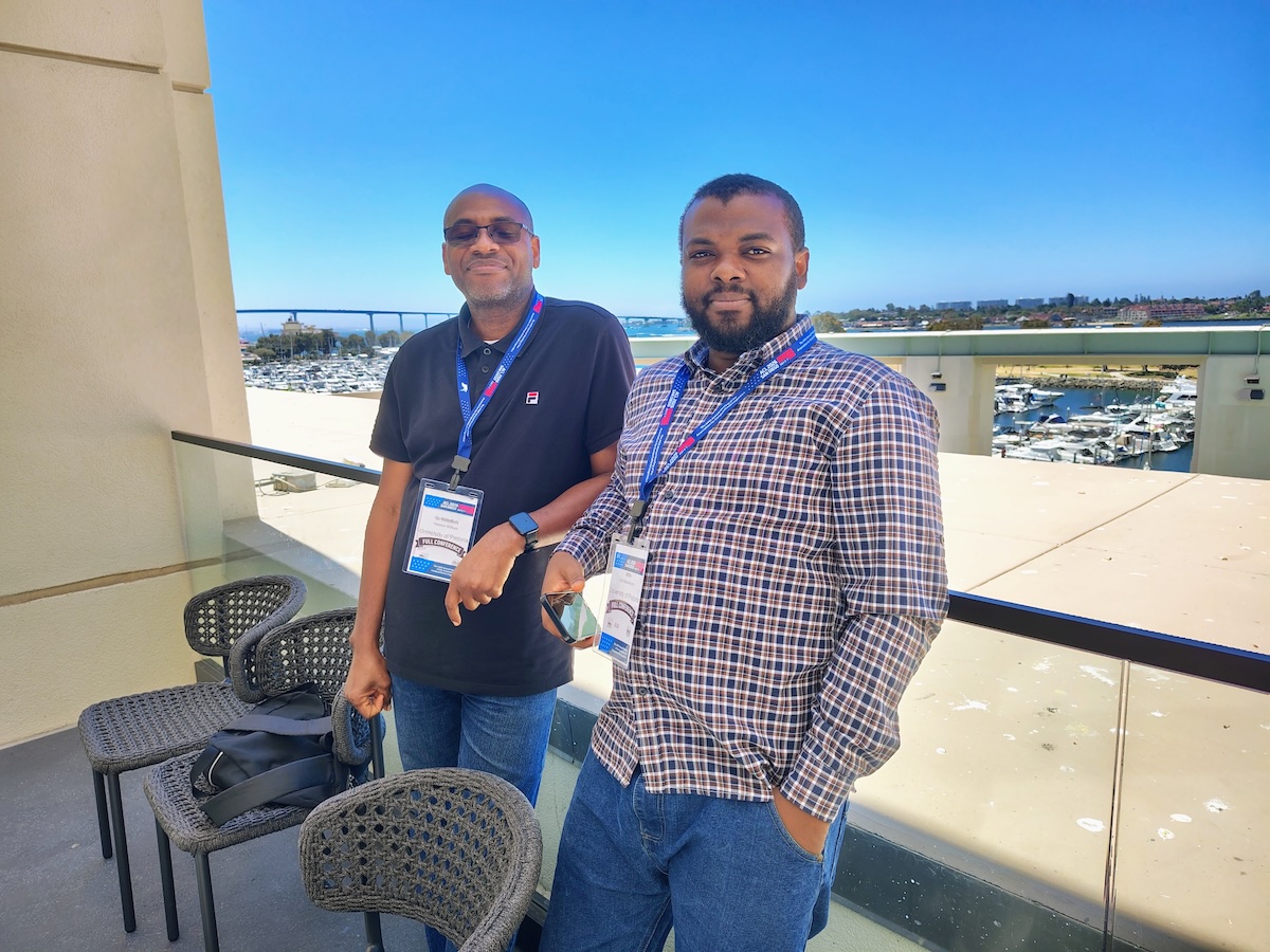 Dr Idris Abdulmumin and Dr Abiodun Modupe representing DSFSI at ACL 2026 in San Diego