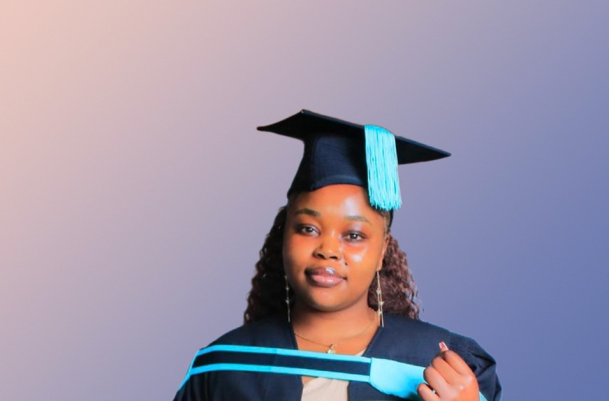 Juliet Rushambwe at her graduation